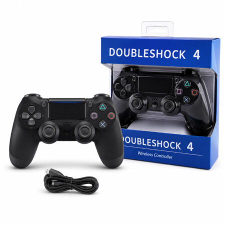 Manette Sans Fil DoubleShock pour PlayStation 4 – avec Câble de Charge