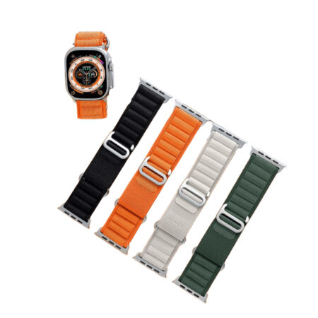 Bracelet Alpine Loop pour Apple Watch Ultra 2, Ultra, Series 9/8/7/6/5/3/SE