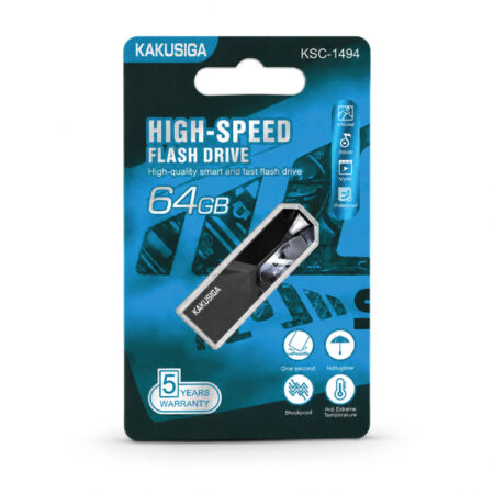 Clé USB KAKUSIGA KSC-1494 64 Go USB 2.0 Haute Vitesse Stockage Portable PC TV Box Multimédia