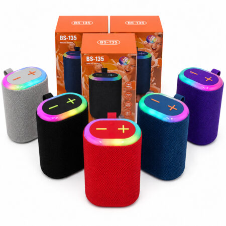Enceinte Bluetooth Portable BS135 10W avec Éclairage RGB