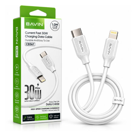 Câble BAVIN CB367-PD USB-C vers Lightning 30W Charge Rapide