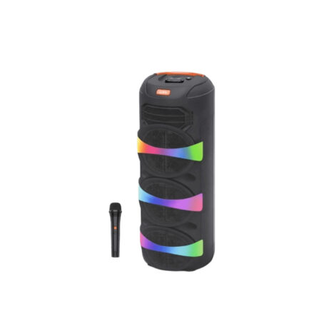 Enceinte Bluetooth Portable MS-2062BT-W – Triple 8" 12W RMS avec Micro Sans Fil