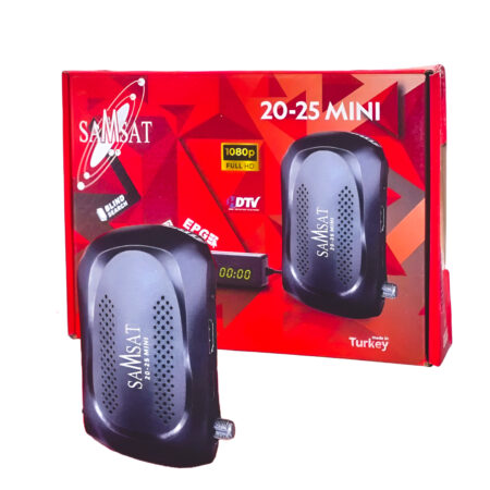Récepteur SAMSAT HD20-25 Mini avec 12 mois IPTV + 12 mois Funcam Lite